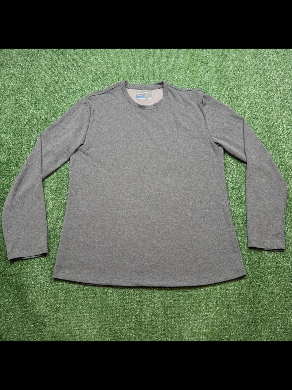Twillory T Shirt Mens Size XL Gray Long Sleeve Crew Neck